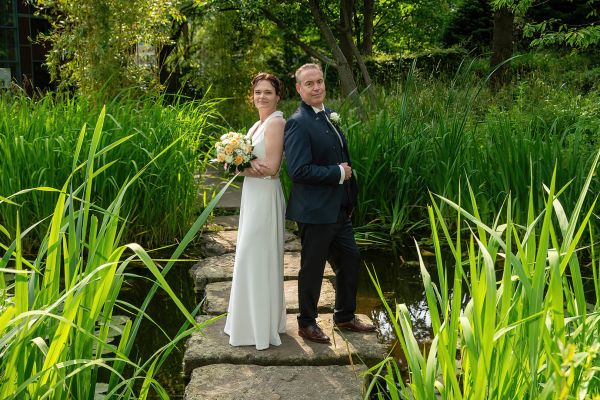 Hochzeitsppar Shooting auf der M�ga